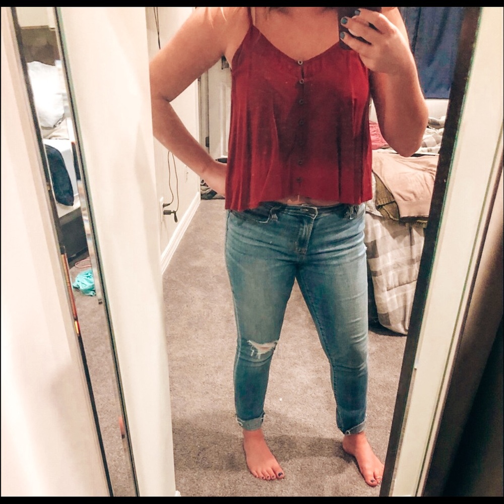 Burnt orange tank
